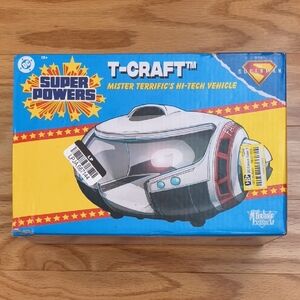 McFarlane Toys DC Super Powers T-Craft Hi-Tech Vehicle Superman NWT-Open Box